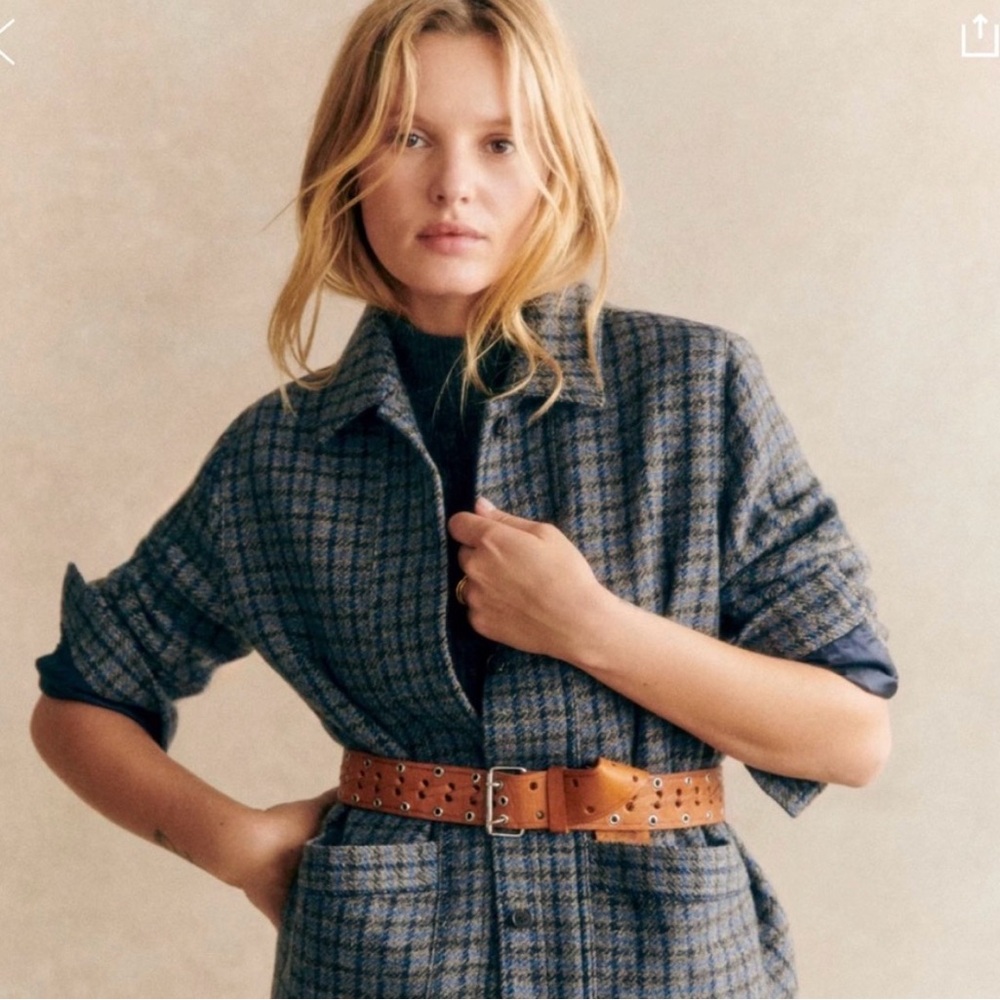 🇫🇷 Sézane Will Jacket Edinburgh Tile - image 1